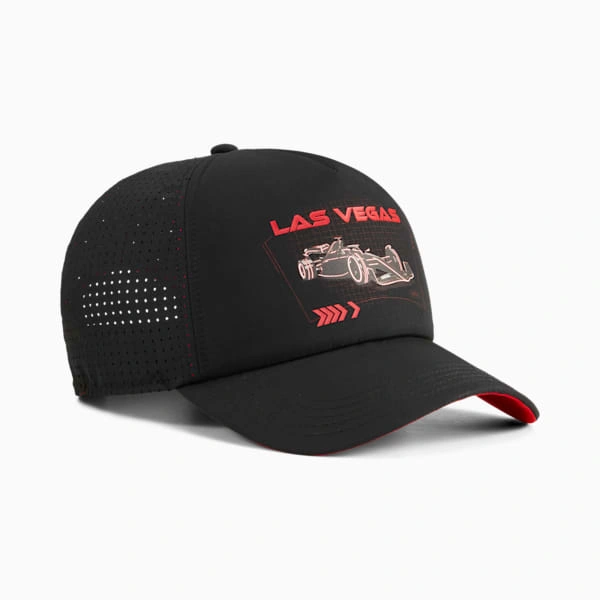¡Sombrero Trucker de Las Vegas F1® PUMA! Fórmula 1 en tu cabeza. Edición limitada. ¡Corre por el estilo!