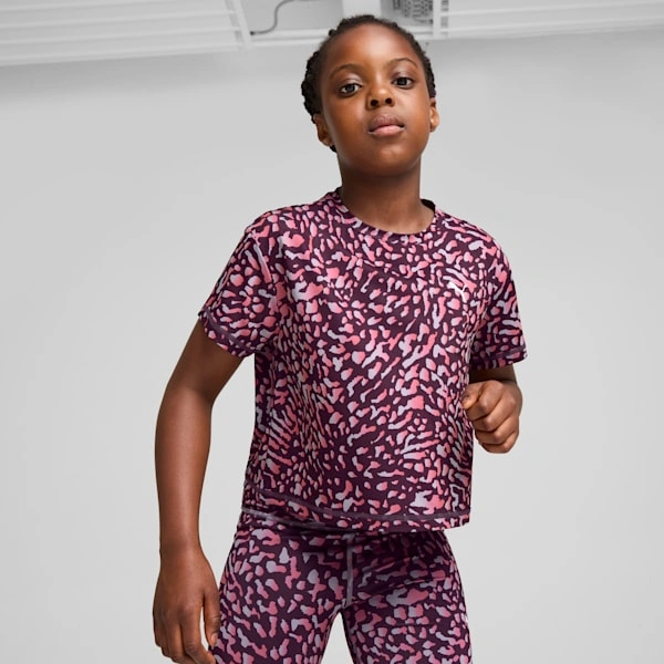 ¡PUMA Favorito Tren! Camiseta Corta para Niños Grandes, ¡A viajar con estilo y comodidad!